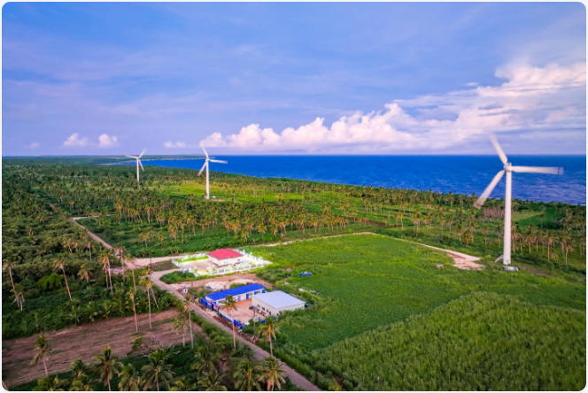 中國援湯加風力發電項目舉行移交儀式