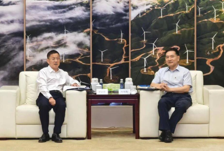 中國能建羅必雄拜訪國家電投黨組成員、副總經理陳海斌