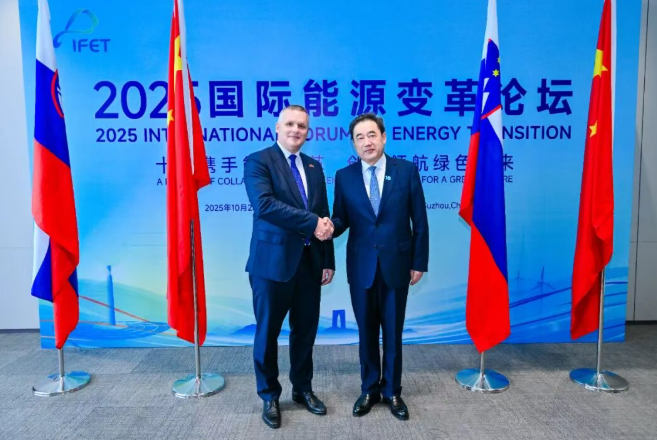 國家能源局主要負責人會見斯洛文尼亞環境、氣候和能源部部長