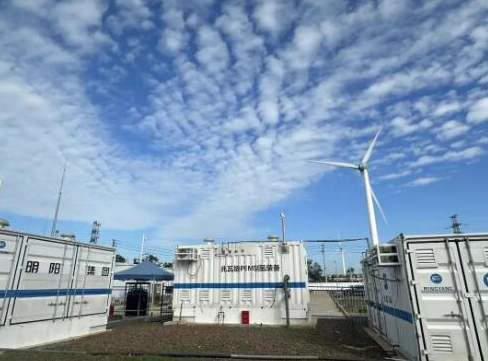 明陽智能在海南完成首公斤海上風(fēng)電制氫驗證