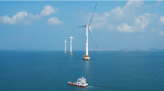 日本長崎16.8MW海上風力發電項目投運